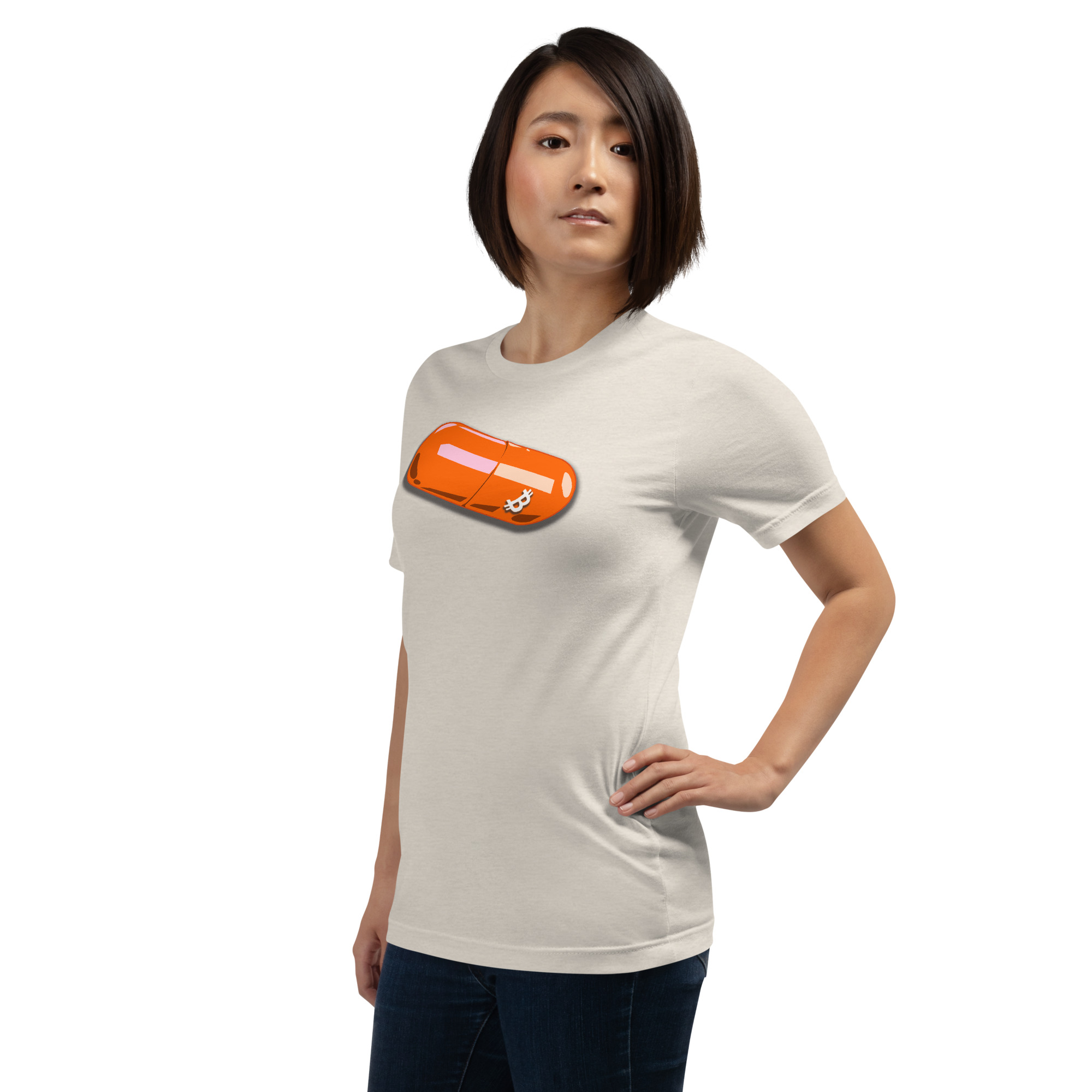 Bitcoin Orange Pill Unisex t-shirt - Image 28