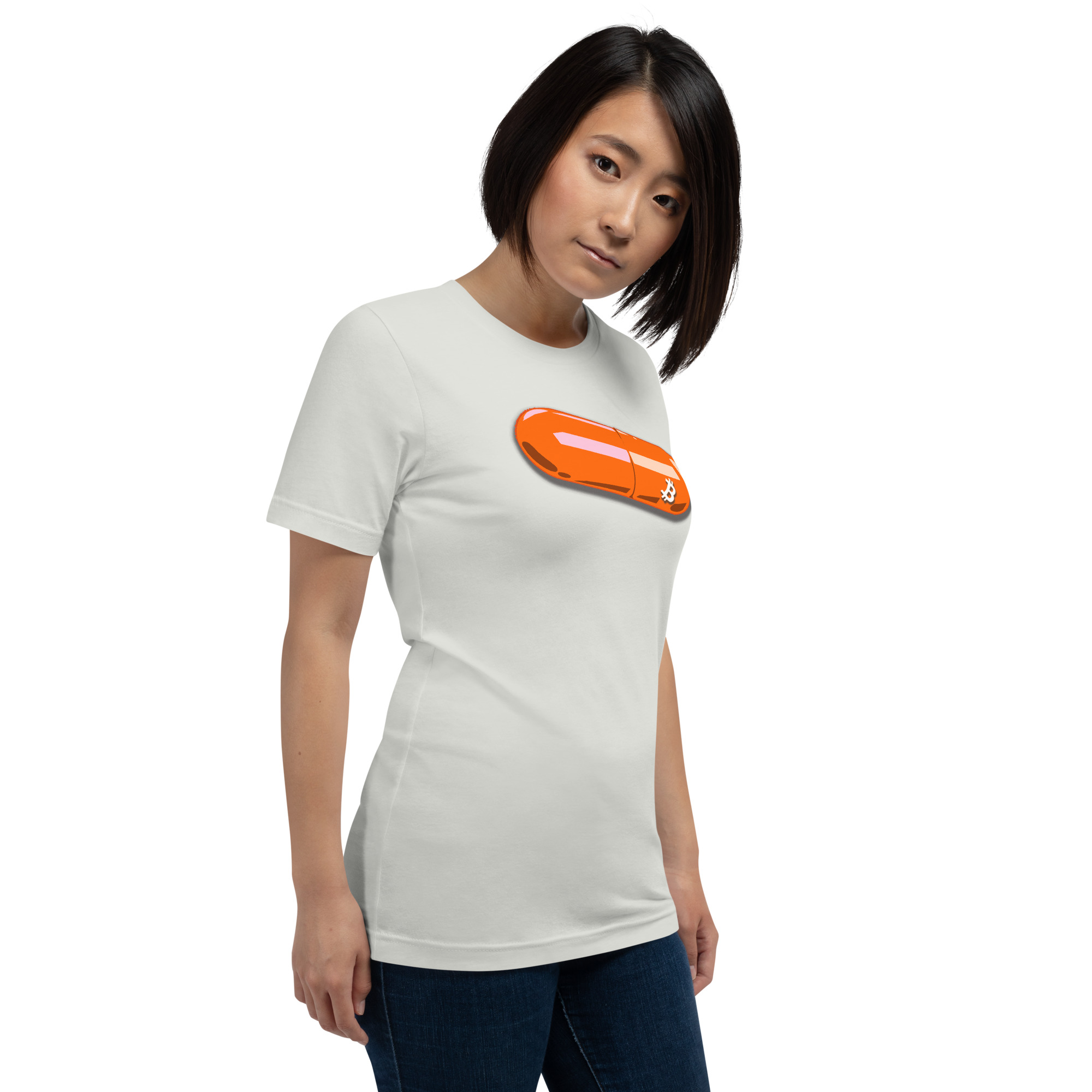 Bitcoin Orange Pill Unisex t-shirt - Image 36