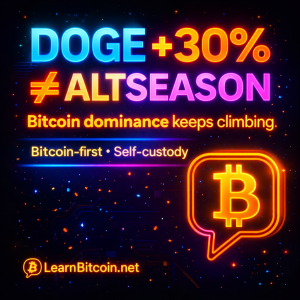 Dogecoin’s 30% Pop: Cool Bounce, Not Altseason